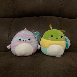 Rutabaga and Martina Squishmallows